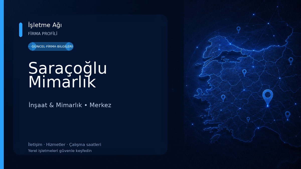 Saraçoğlu Mimarlık İnşaat & Mimarlık
