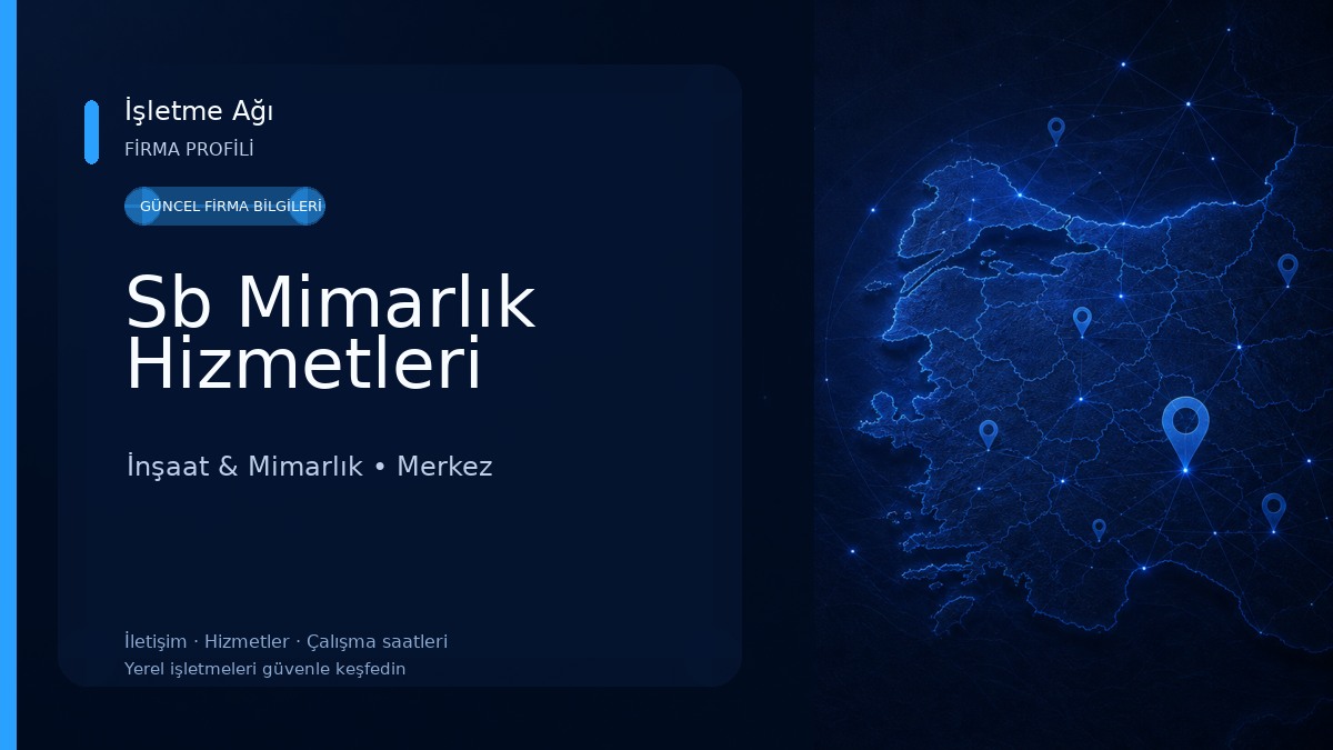 Sb Mimarlık Hizmetleri