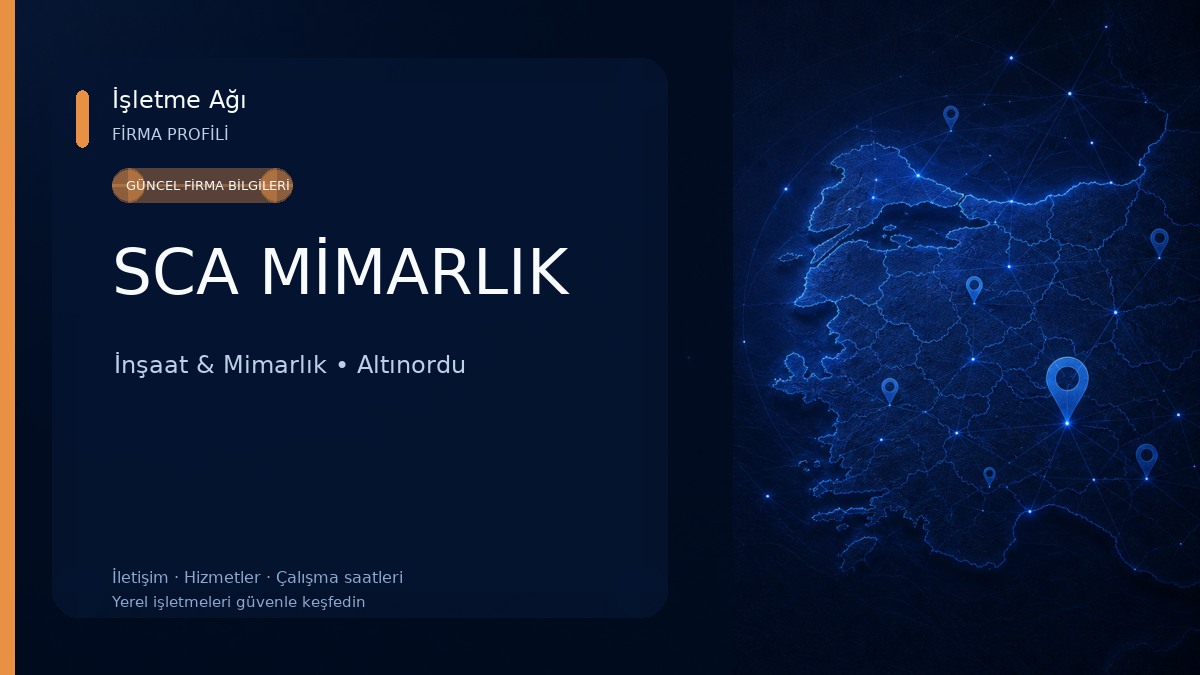 SCA MİMARLIK İnşaat & Mimarlık