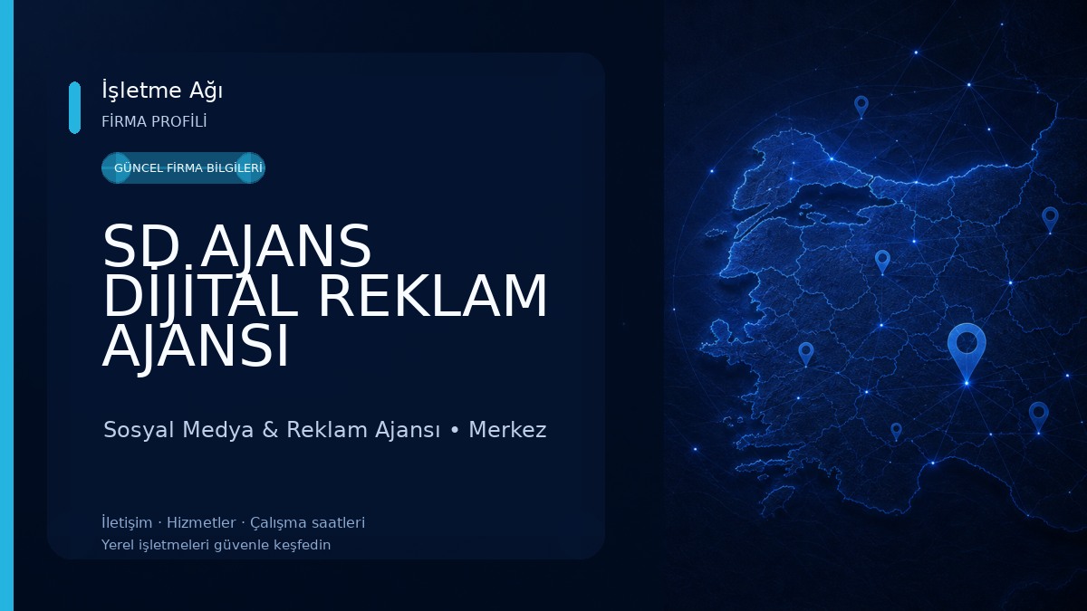 SD AJANS DİJİTAL REKLAM AJANSI Sosyal Medya & Reklam Ajansı