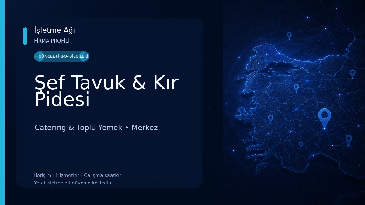 Şef Tavuk & Kır Pidesi