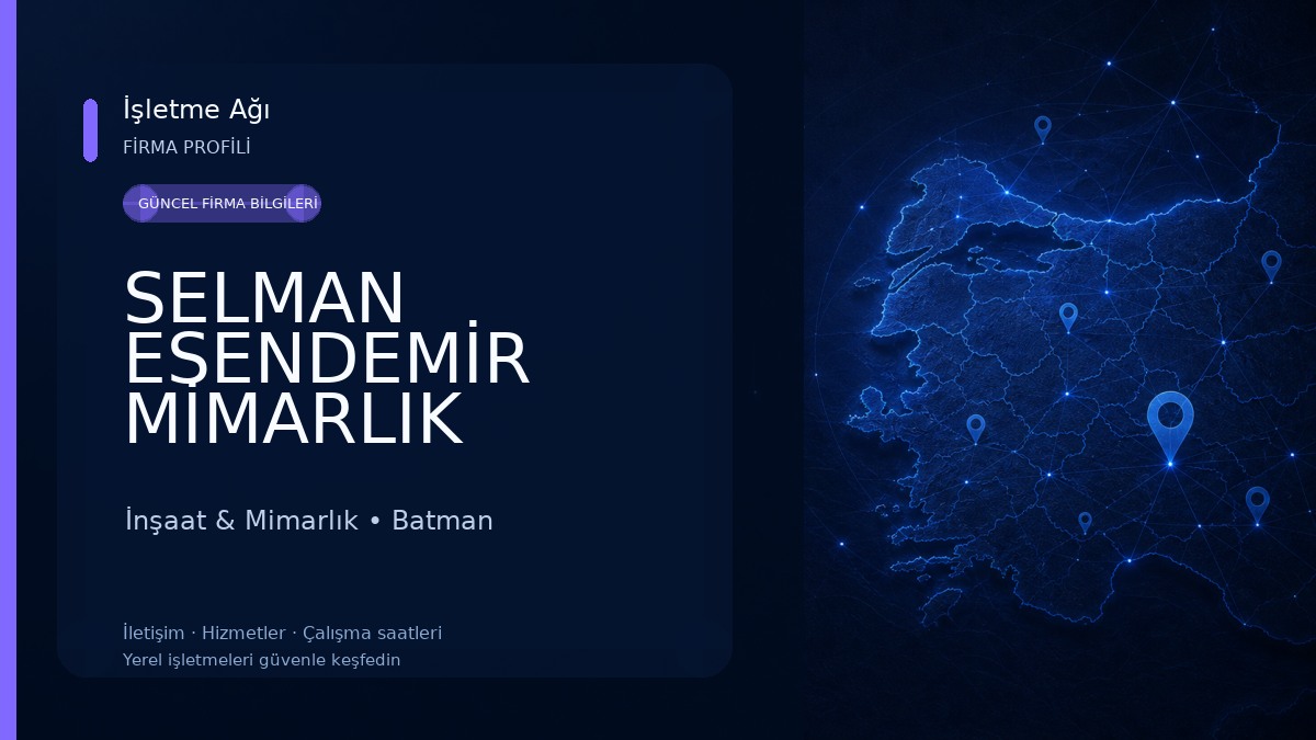 SELMAN ESENDEMİR MİMARLIK