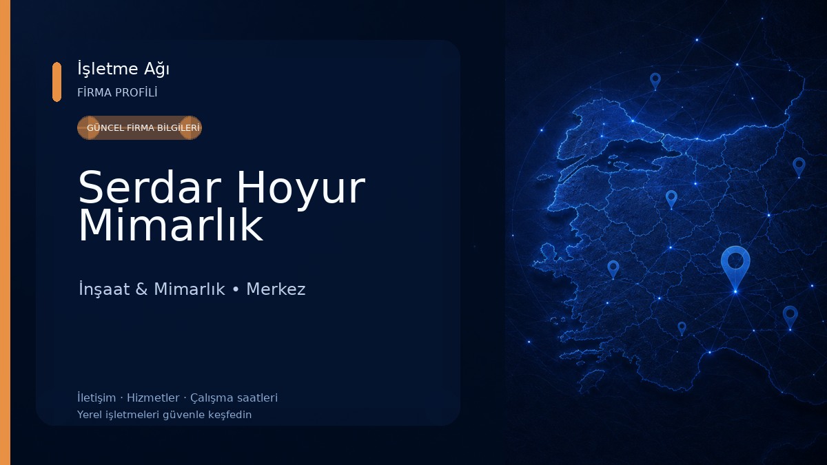 Serdar Hoyur Mimarlık