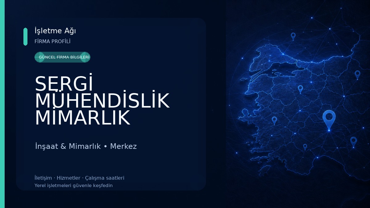 SERGİ MÜHENDİSLİK MİMARLIK İNŞAAT LİMİTED ŞİRKETİ İnşaat & Mimarlık