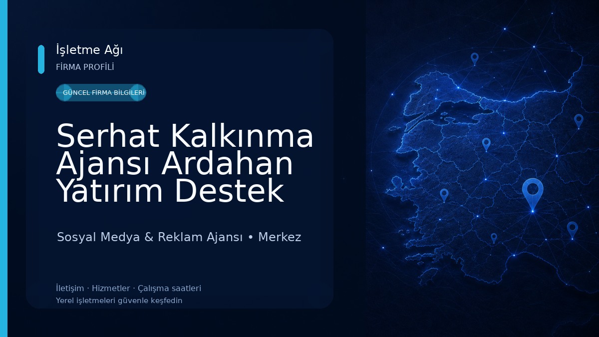 Serhat Kalkınma Ajansı Ardahan Yatırım Destek Ofisi
