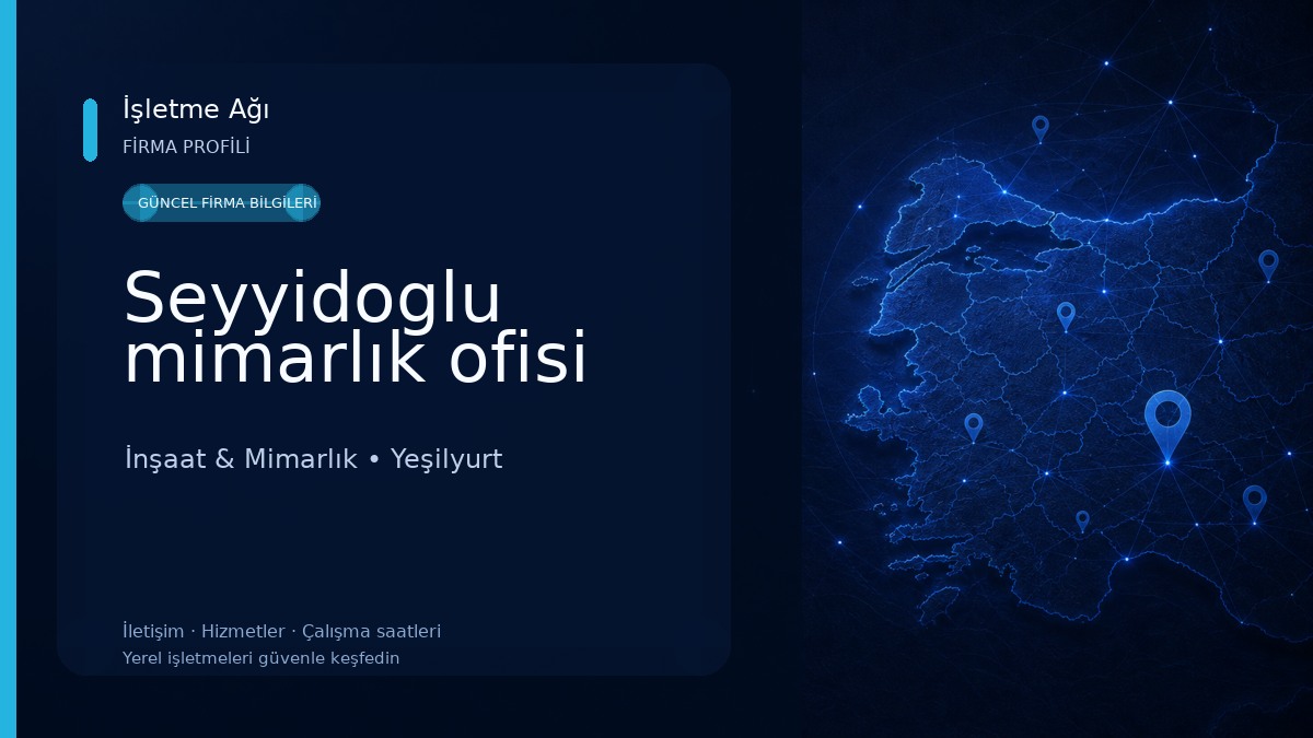 Seyyidoglu mimarlık ofisi İnşaat & Mimarlık