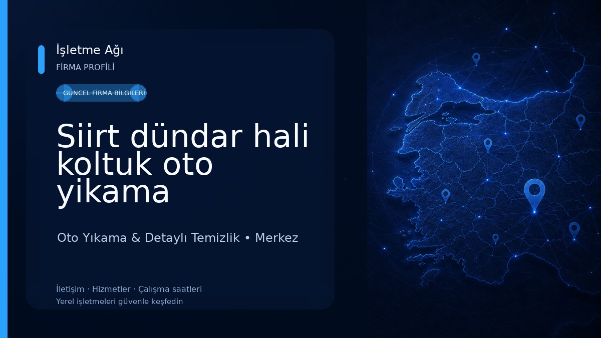 Siirt dündar hali koltuk oto yikama Oto Yıkama & Detaylı Temizlik