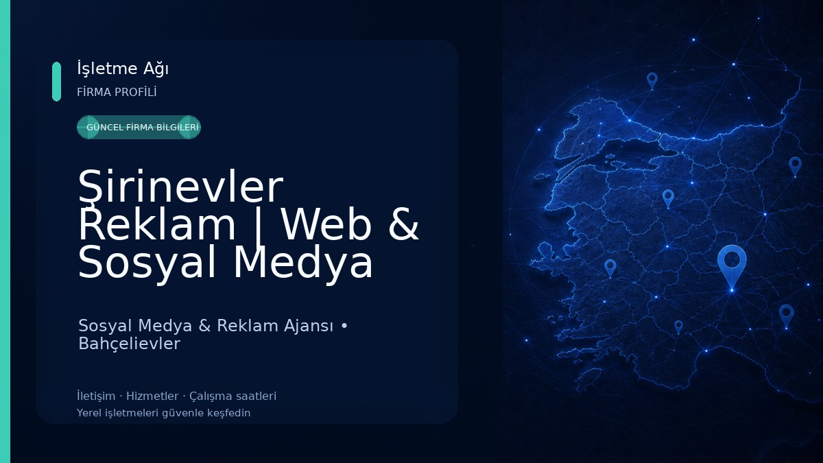 Şirinevler Reklam | Web & Sosyal Medya Reklam Ajansı Sosyal Medya & Reklam Ajansı