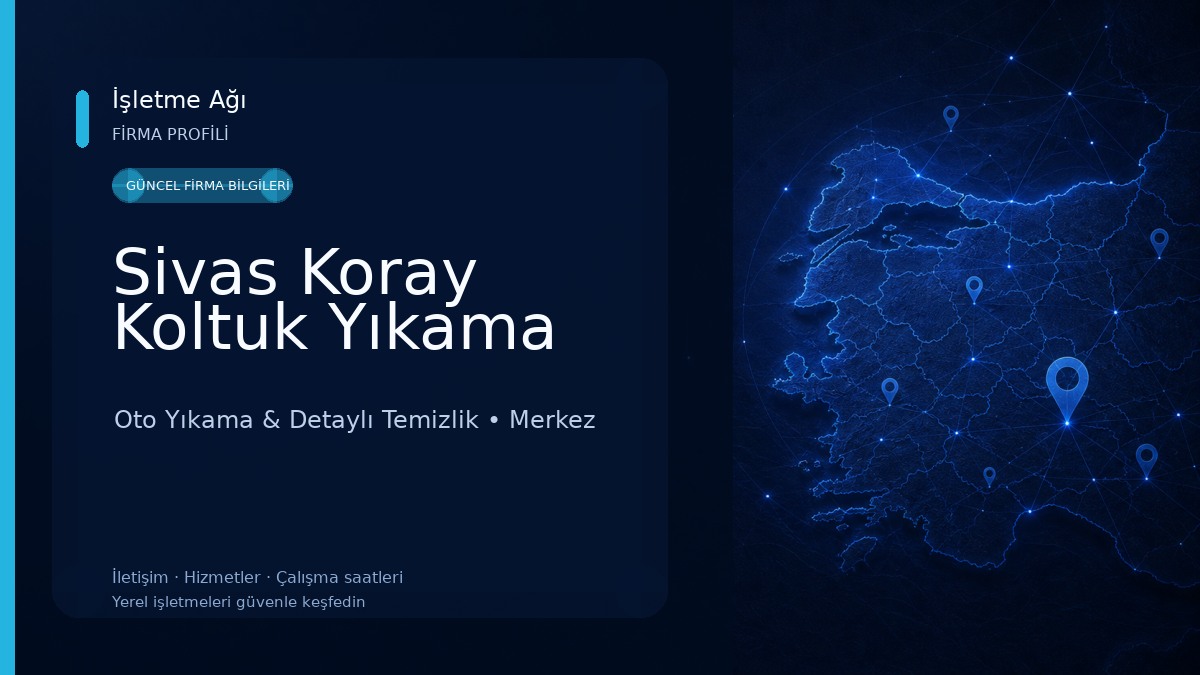 Sivas Koray Koltuk Yıkama