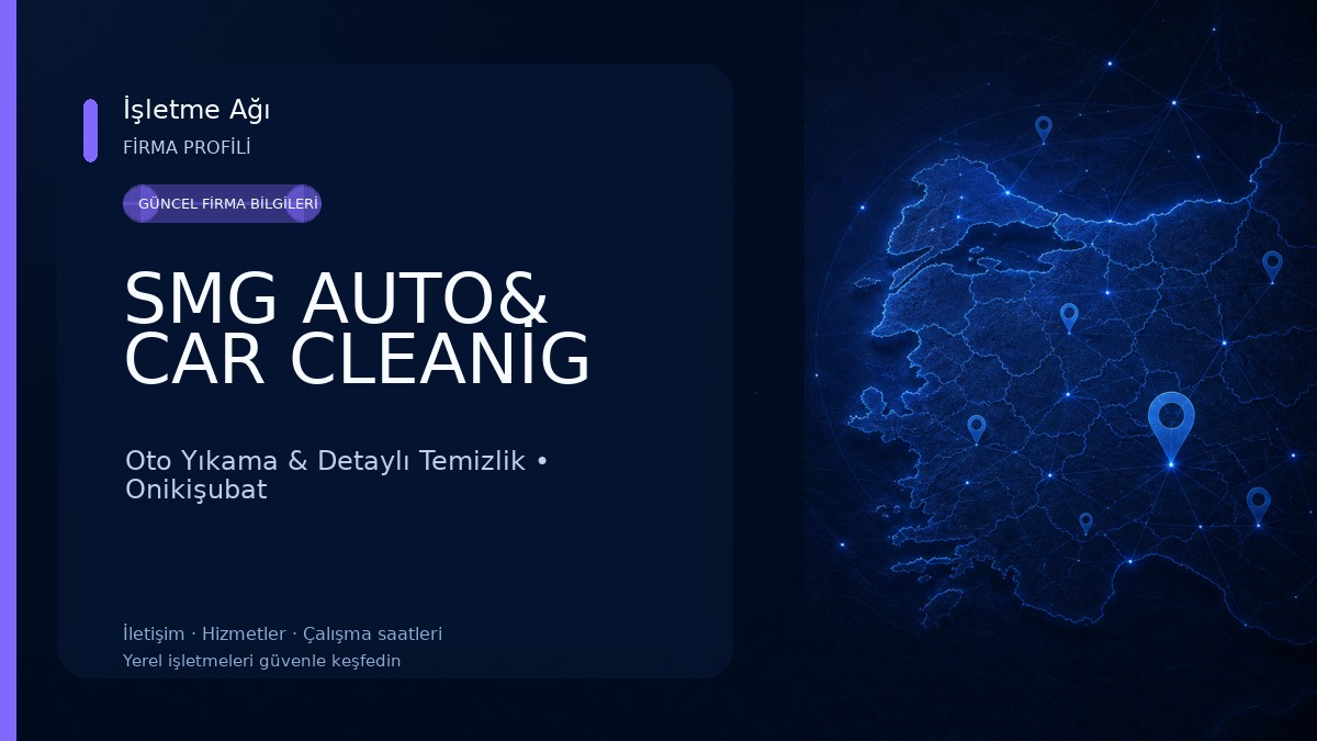 SMG AUTO& CAR CLEANİG