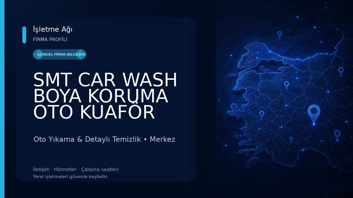 SMT CAR WASH BOYA KORUMA OTO KUAFÖR DETAİLİNG Oto Yıkama & Detaylı Temizlik