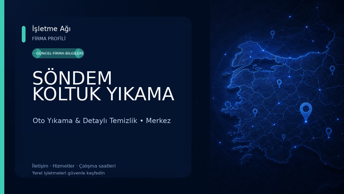 SÖNDEM KOLTUK YIKAMA Oto Yıkama & Detaylı Temizlik