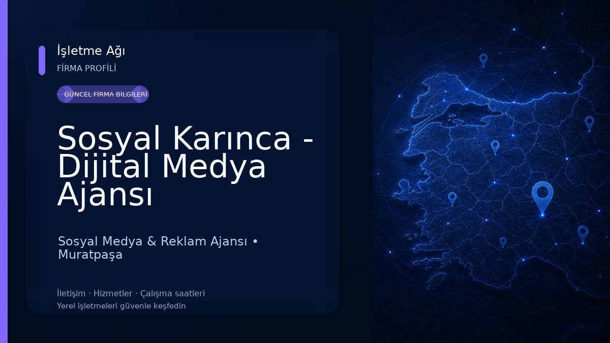 Sosyal Karınca - Dijital Medya Ajansı Sosyal Medya & Reklam Ajansı