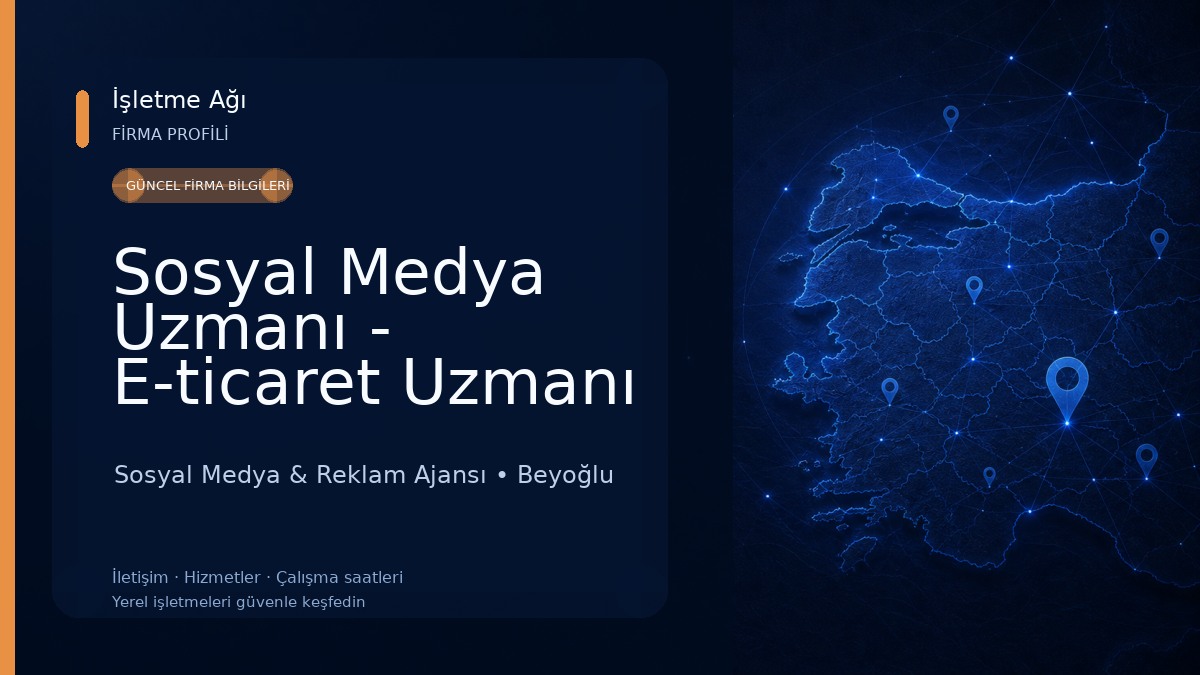 Sosyal Medya Uzmanı - E-ticaret Uzmanı - Seo Uzmanı - Grafik Tasarım - Dijital Pazarlama Uzmanı -