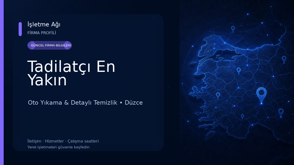 Tadilatçı En Yakın Oto Yıkama & Detaylı Temizlik