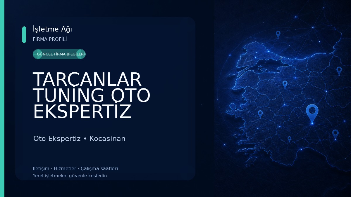 TARCANLAR TUNİNG OTO EKSPERTİZ KAYSERİ GALERİCİLER SİTESİ
