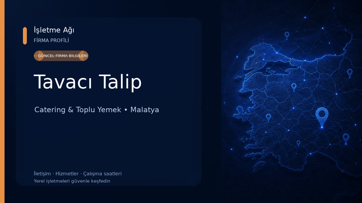 Tavacı Talip Catering & Toplu Yemek