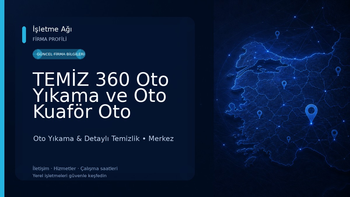 TEMİZ 360 Oto Yıkama ve Oto Kuaför Oto Lastik