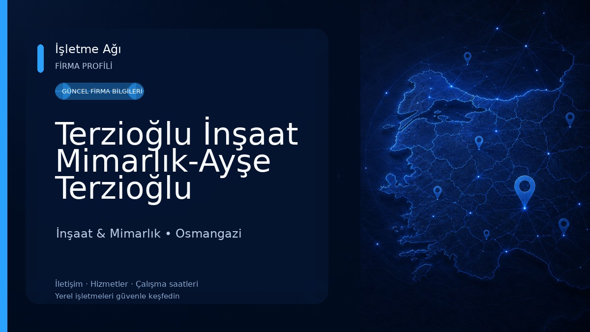 Terzioğlu İnşaat Mimarlık-Ayşe Terzioğlu