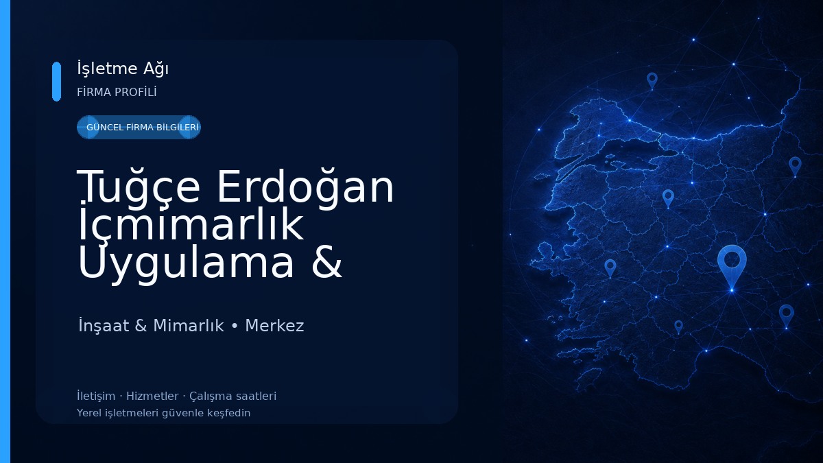 Tuğçe Erdoğan İçmimarlık Uygulama & Tasarım Ofisi