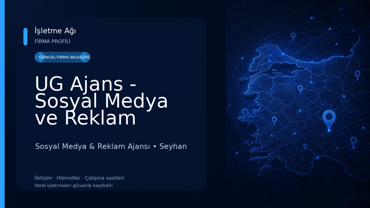UG Ajans - Sosyal Medya ve Reklam Ajansı Sosyal Medya & Reklam Ajansı