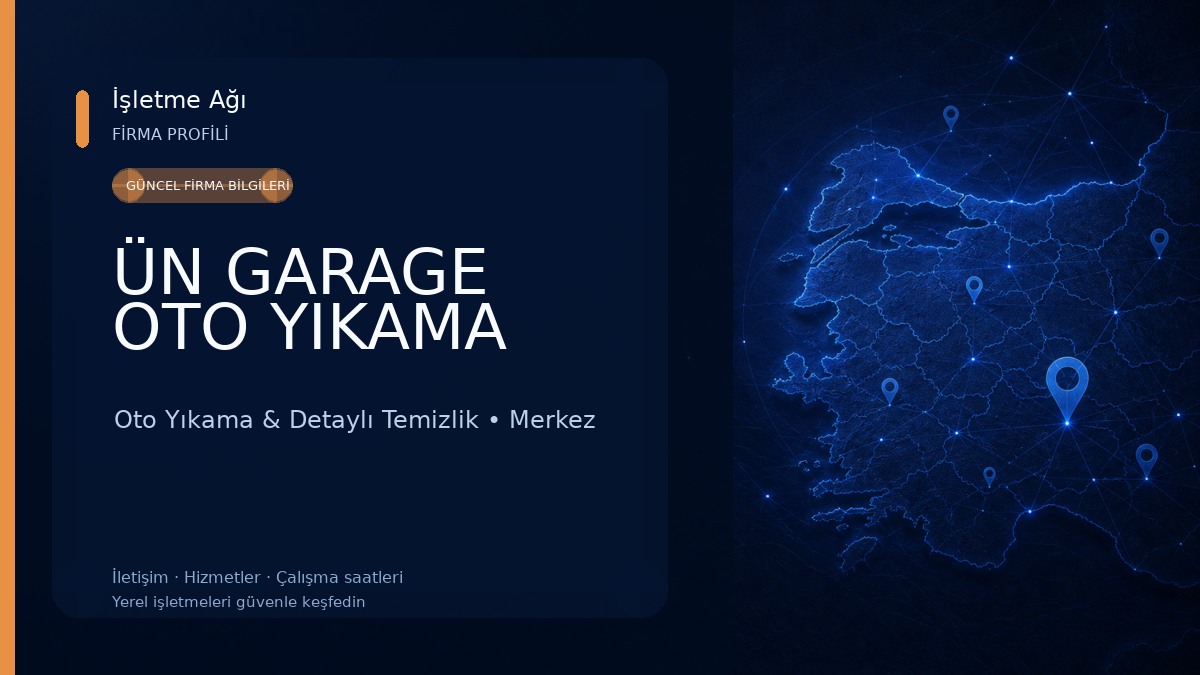 ÜN GARAGE OTO YIKAMA