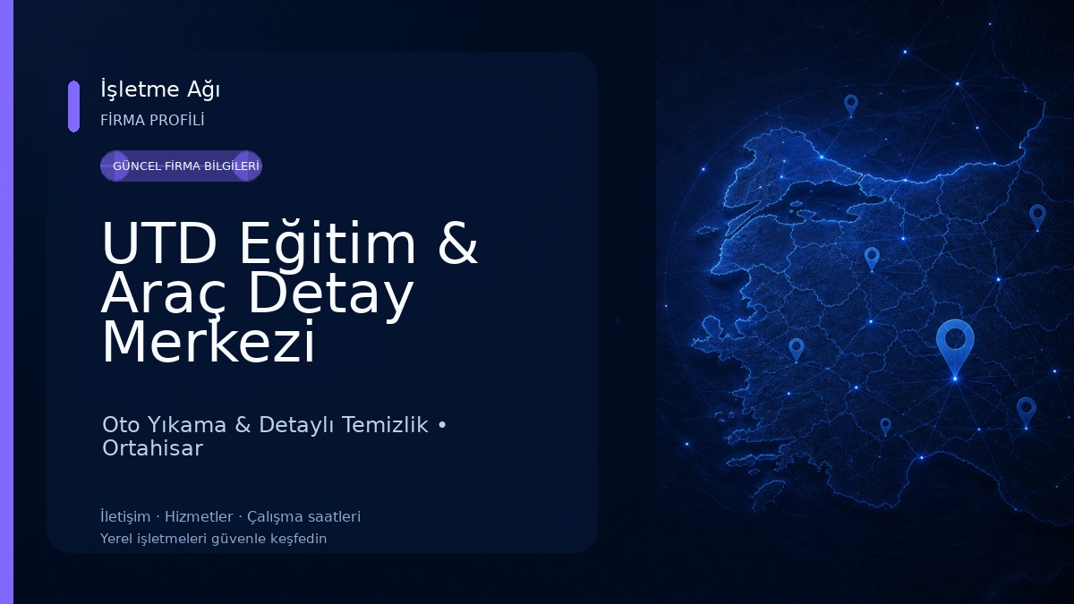 UTD Eğitim & Araç Detay Merkezi