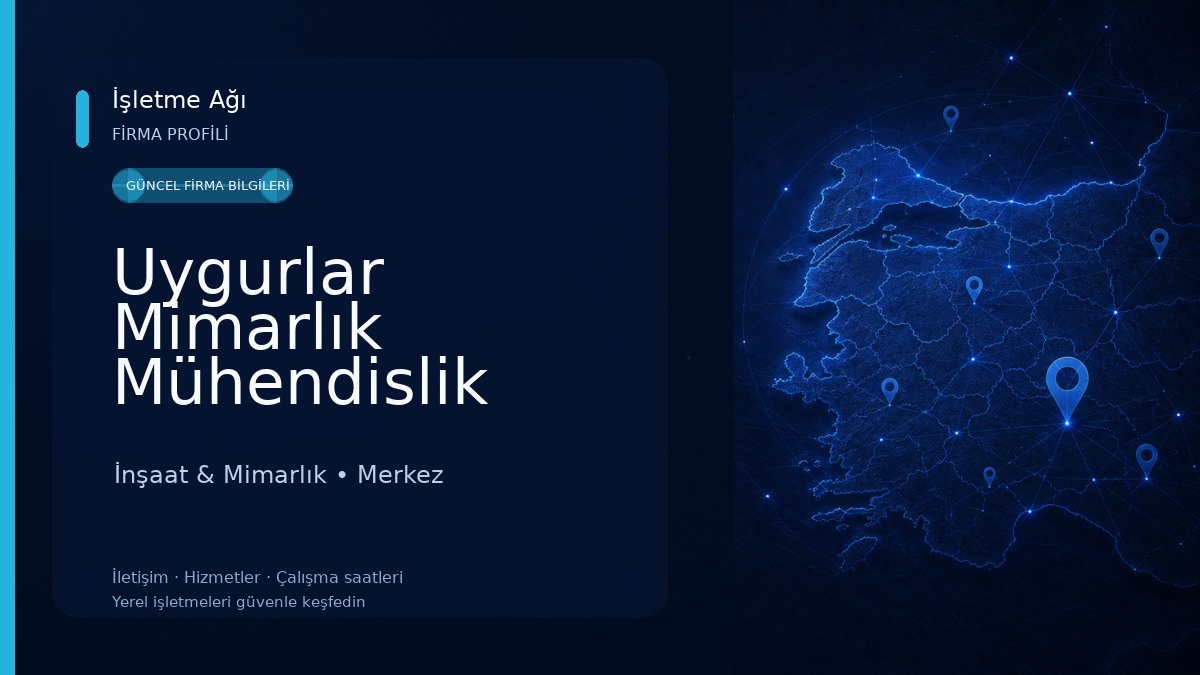 Uygurlar Mimarlık Mühendislik İnşaat & Mimarlık