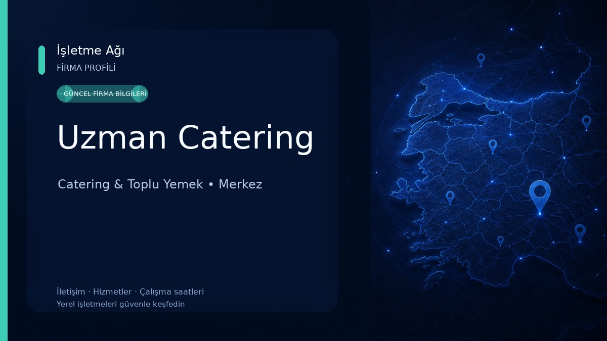 Uzman Catering Catering & Toplu Yemek