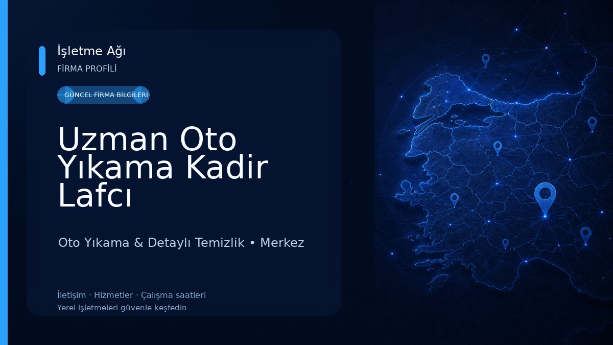 Uzman Oto Yıkama Kadir Lafcı