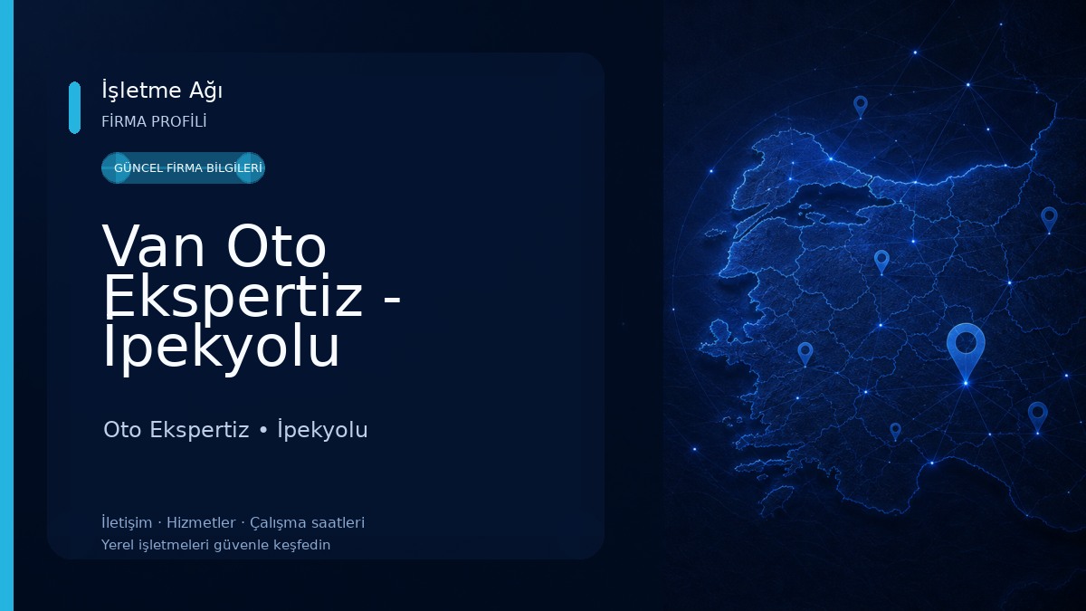 Van Oto Ekspertiz - İpekyolu Pilotgarage Oto Ekspertiz