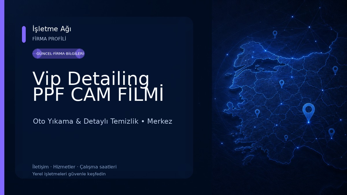 Vip Detailing PPF CAM FİLMİ