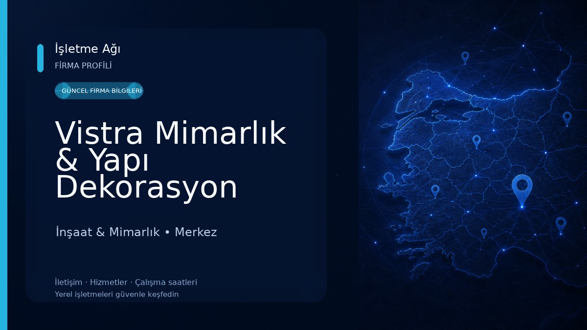 Vistra Mimarlık & Yapı Dekorasyon