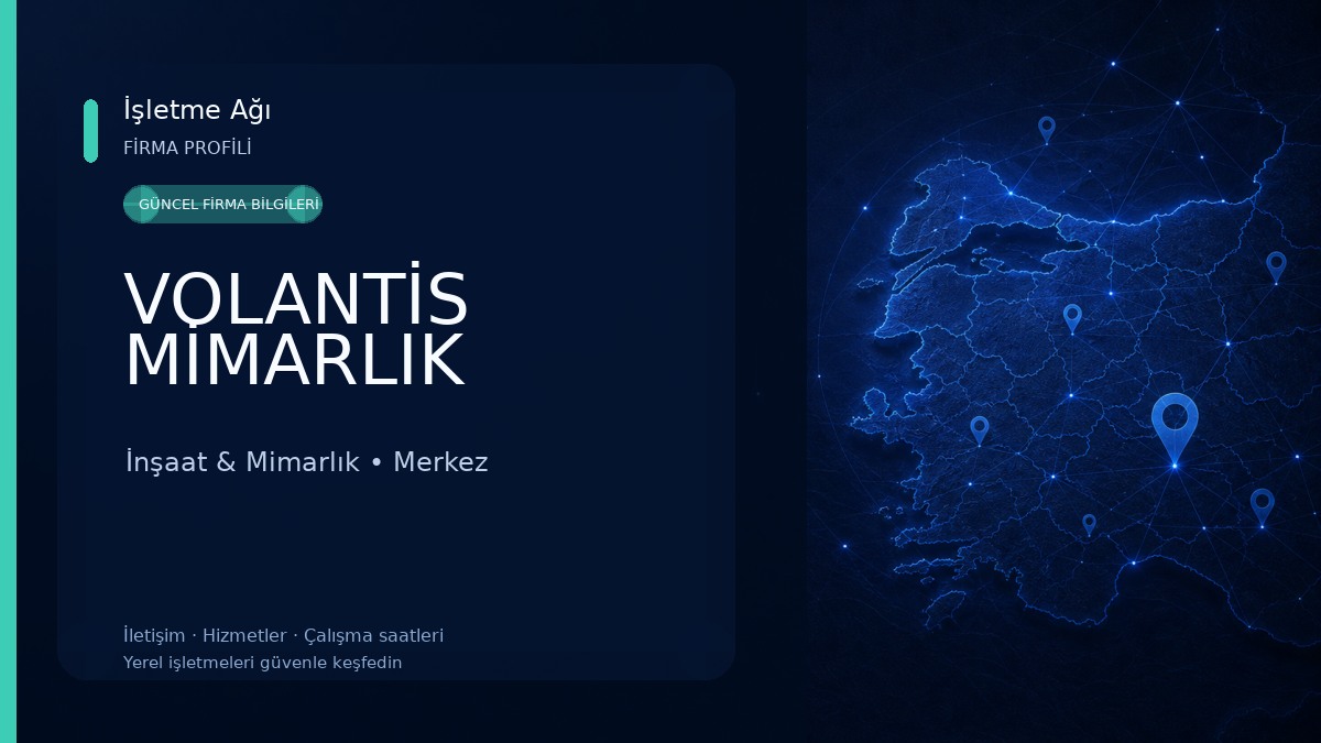 VOLANTİS MİMARLIK İnşaat & Mimarlık