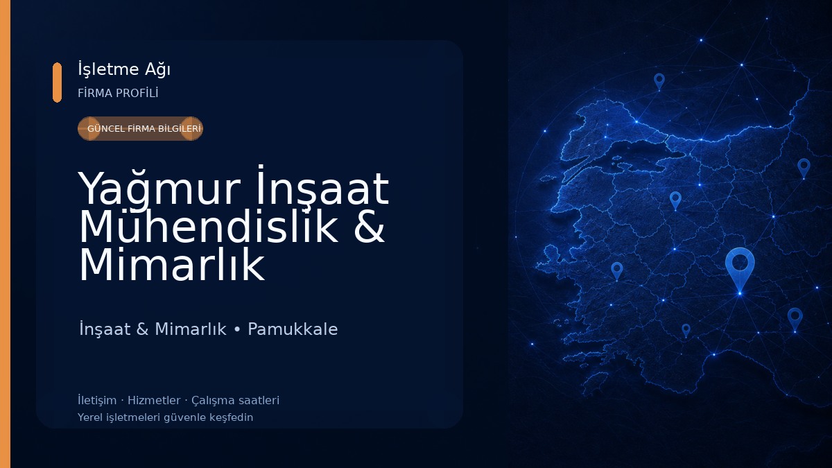 Yağmur İnşaat Mühendislik & Mimarlık