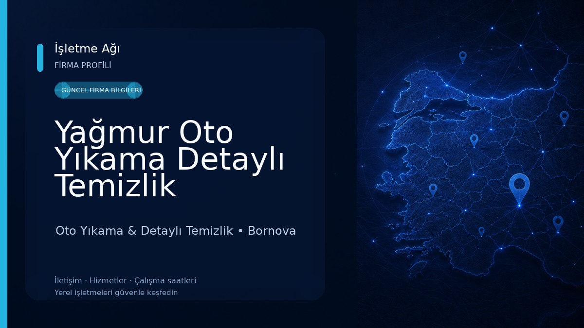 Yağmur Oto Yıkama Detaylı Temizlik Bornova Oto Yıkama & Detaylı Temizlik