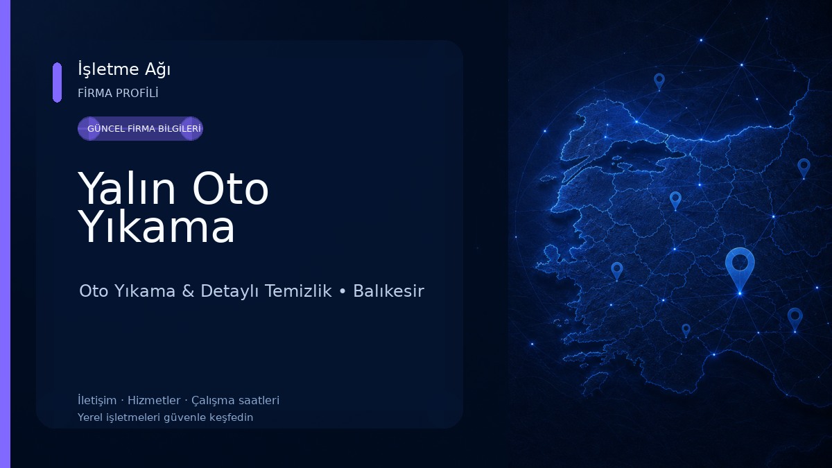 Yalın Oto Yıkama
