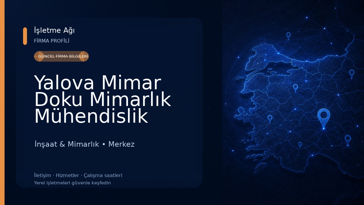 Yalova Mimar Doku Mimarlık Mühendislik