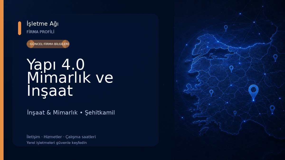 Yapı 4.0 Mimarlık ve İnşaat