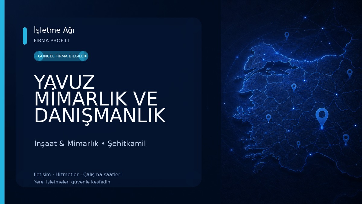 YAVUZ MİMARLIK VE DANIŞMANLIK İnşaat & Mimarlık