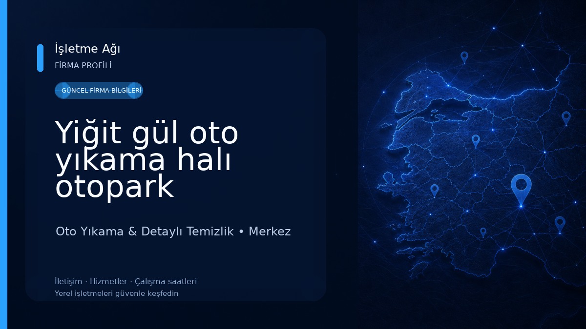 Yiğit gül oto yıkama halı otopark