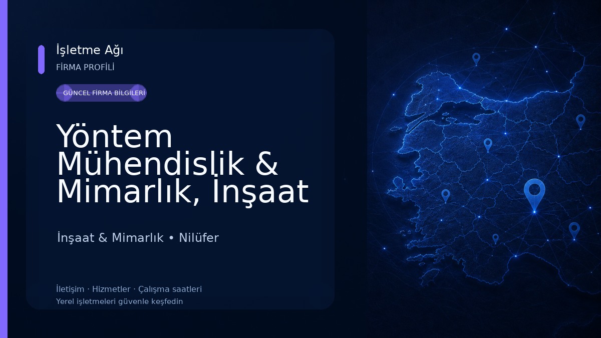 Yöntem Mühendislik & Mimarlık, İnşaat İnşaat & Mimarlık